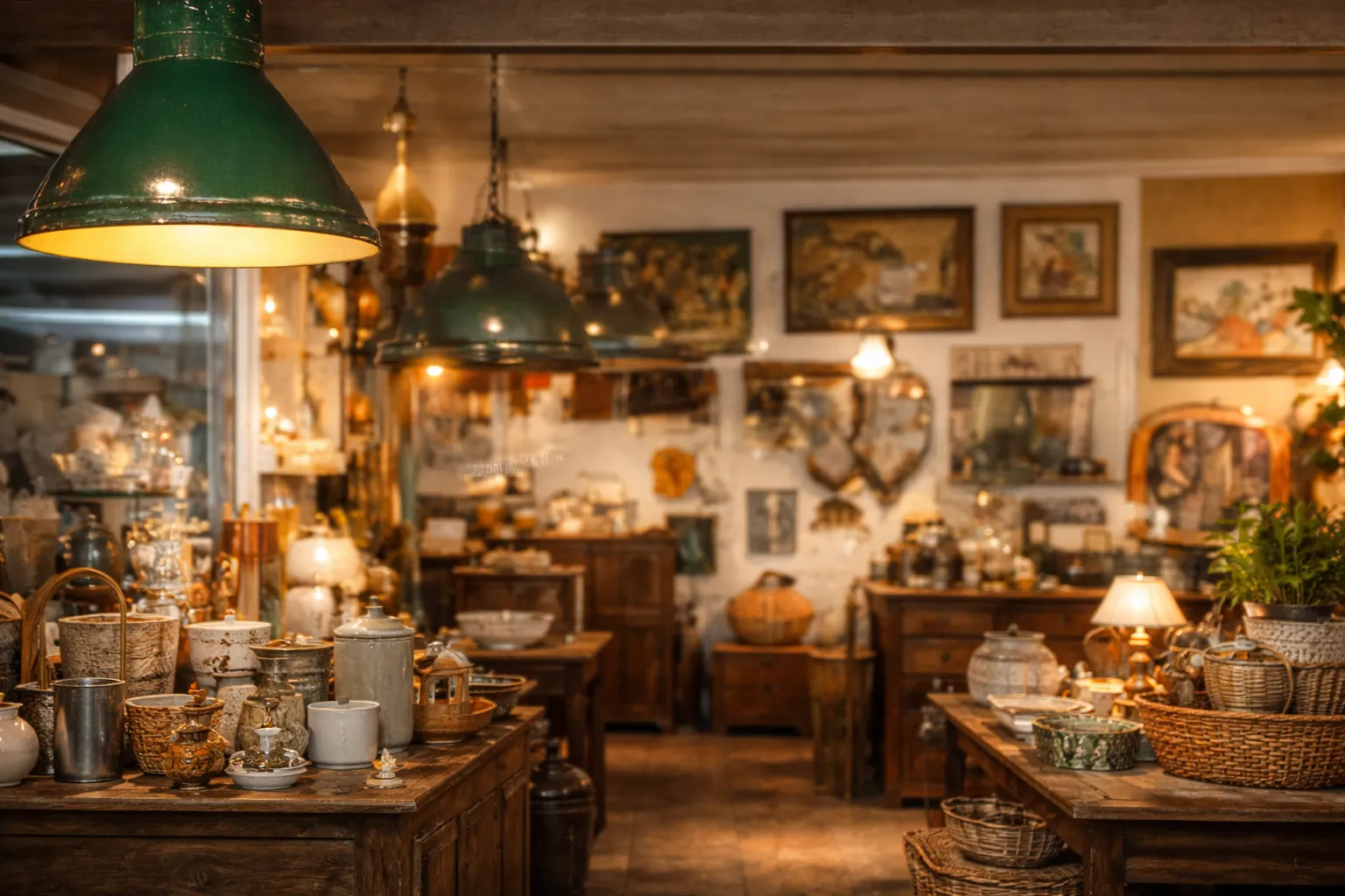 Storefront and curated items at Recycleliving in Tversted